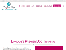 Tablet Screenshot of perfectdog.co.uk